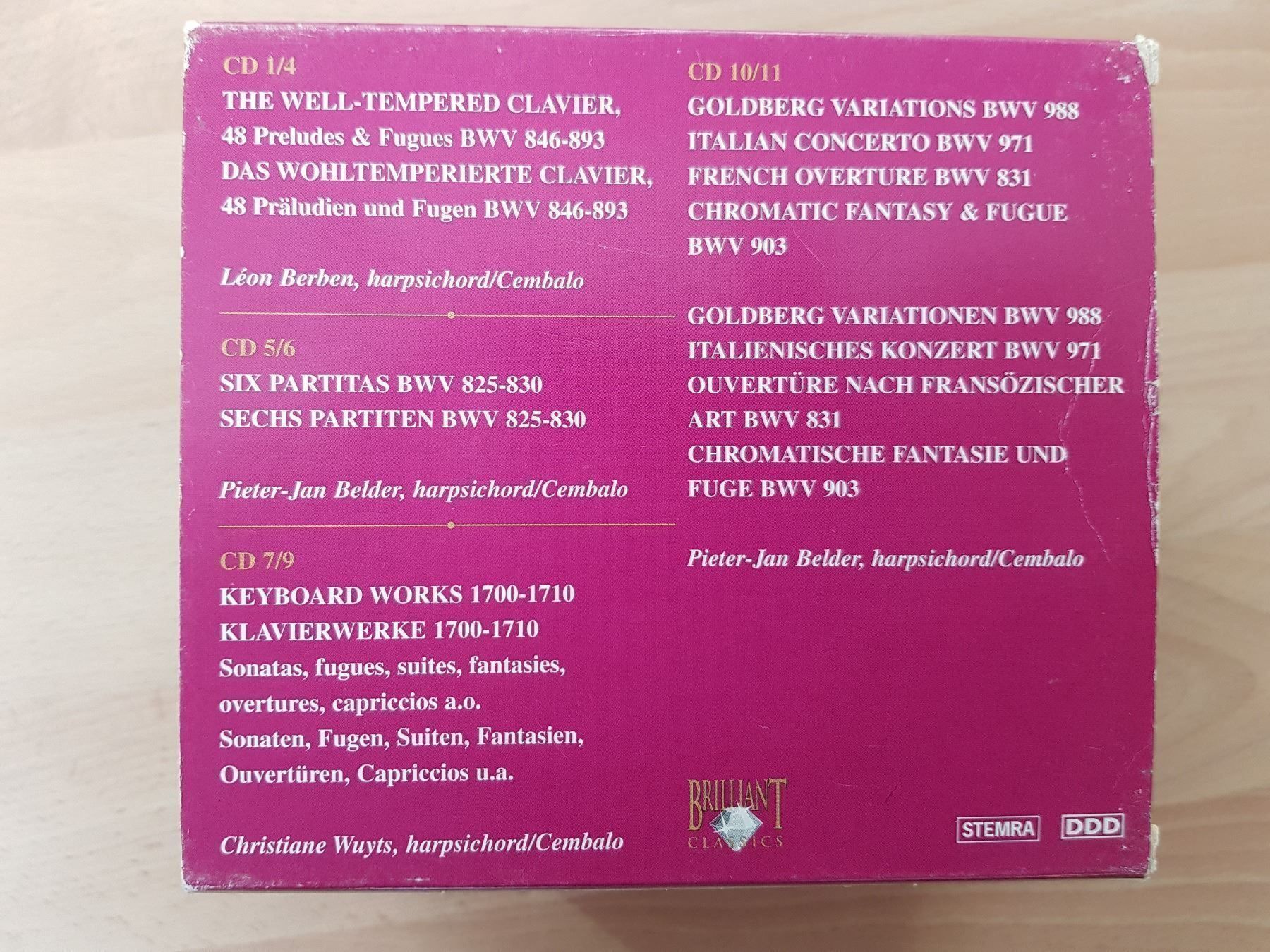 CD: Bach edition - vol. 3 – Usato da Bionnens venduto da Meg011 2