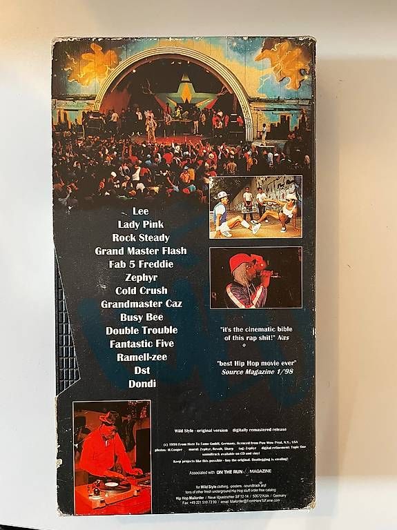 Tutti i VHS: Wildstyle VHS – Usato da Buchberg venduto da Salmonfly666 1
