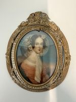 Antike Porträtminiatur „Amalie von Schintling“
