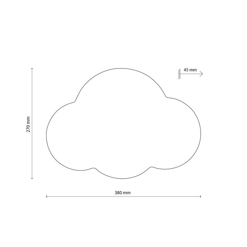 Lampade: TK Lighting Kinderlampe Wolke, Wandlampe, neu – Nuovo e nell'imballaggio originale da Zufikon venduto da HappySelling 3