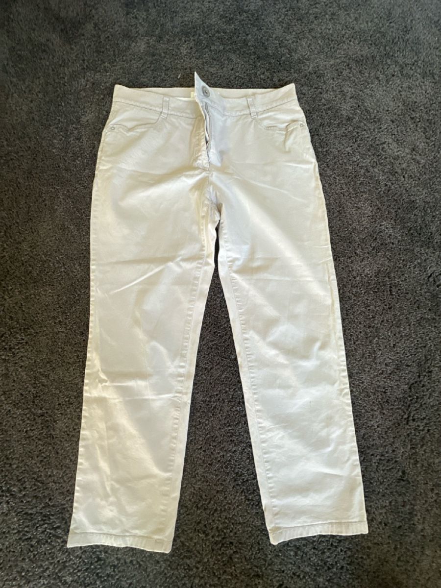 Brax Pantaloni: Brax feel good, graue Hose, Grösse 42 – Nuovo (secondo la descrizione) da Aarau venduto da Sonne7274