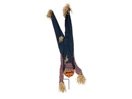 EUROPALMS Halloween Figur Kürbismann kopfüber animiert 153cm