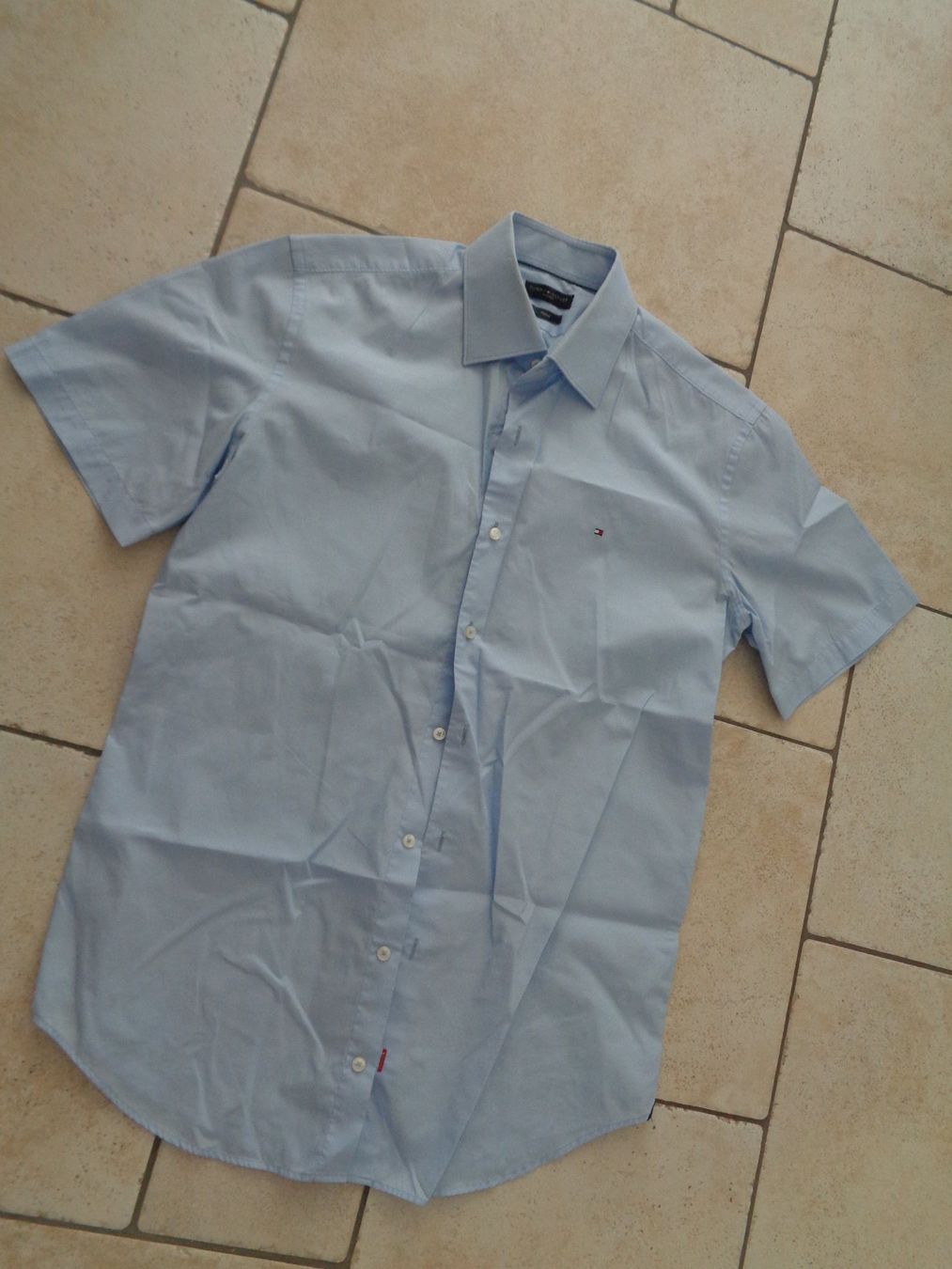 Tommy Hilfiger Camicie: Hemd  Kurzarm  Tommy Hilfiger Grösse 40  15 3/4 – Usato da Kreuzlingen venduto da Robi-2003