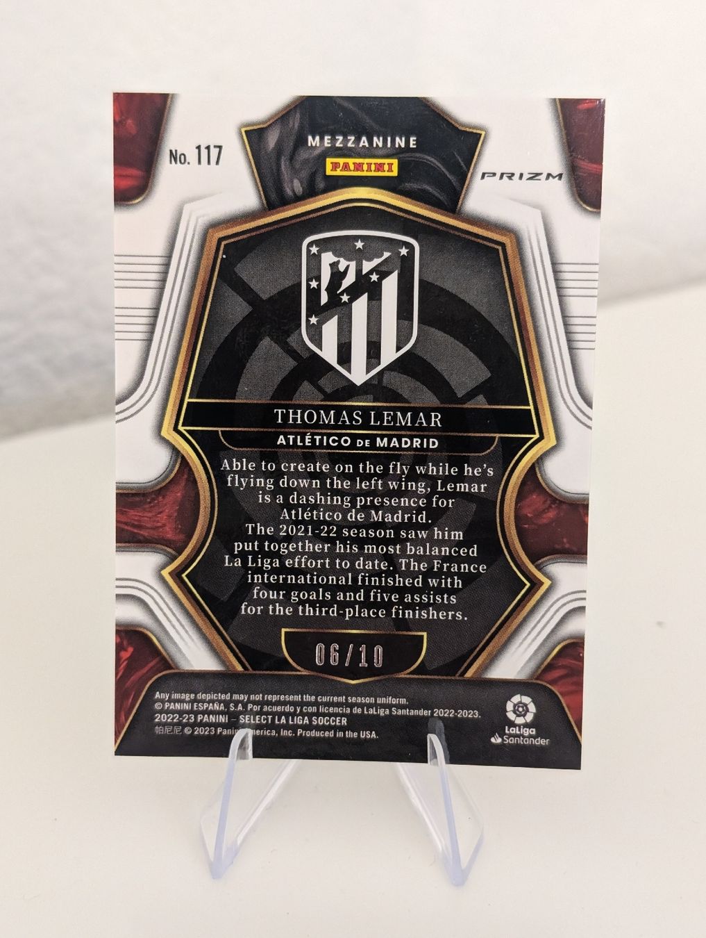 Panini Carte collezionabili: Thomas Lemar /10 Athletico Madrid Panini Select – Nuovo (secondo la descrizione) da Hunzenschwil venduto da BRPCards 1
