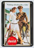Coca-Cola Blechpostkarte (04)