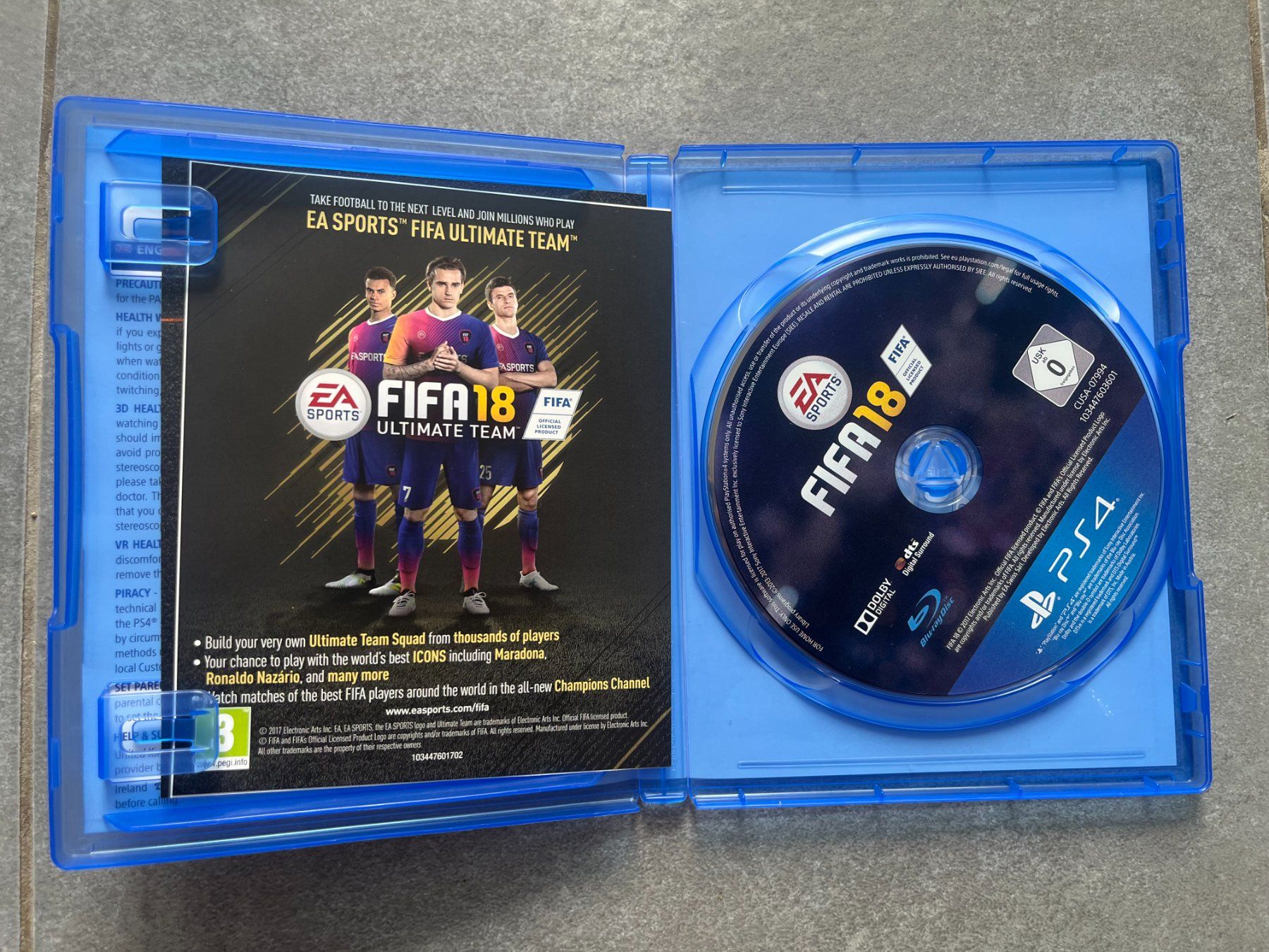 Giochi: Fifa 18 PS4 – Usato da Genève venduto da mat_qt5h 1
