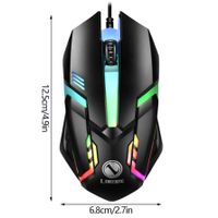 S1 E-Sport LED Leuchtende Beleuchtete USB Maus