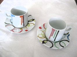 2 Espressotassen Mokkatassen Pfister