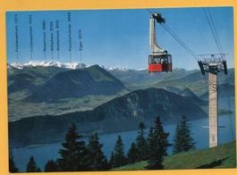Luftseilbahn WEGGIS-RIGI KALTBAD Blick auf Bürgenstock