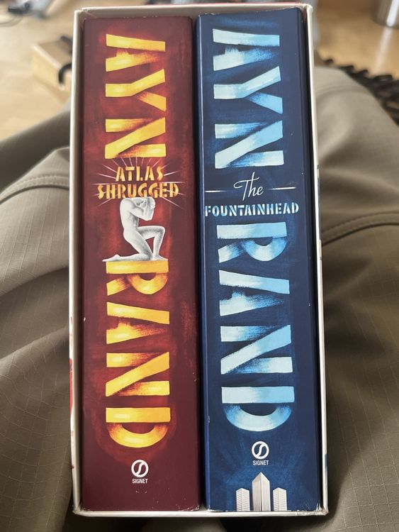 Ayn Rand Set: Atlas Shrugged & The Fountainhead Books! (Neu und ...