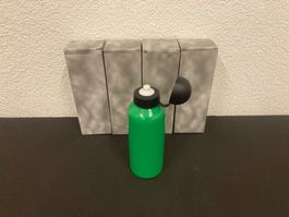 Trinkflaschen Alu, 4 Stück, je ca. 5dl, grün