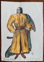 Margarete Rogeler, Kostümbildnerin - Konvolut 8 Aquarelle