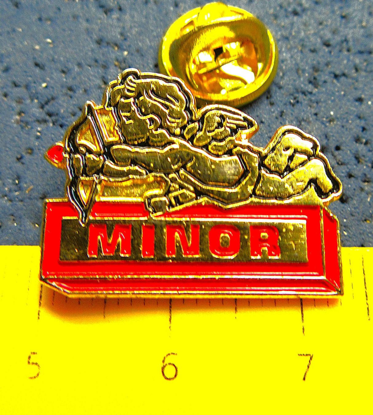 Plaketten & Abzeichen: MINOR ENGEL PIN – Gebraucht aus Ettingen von Hausi4711
