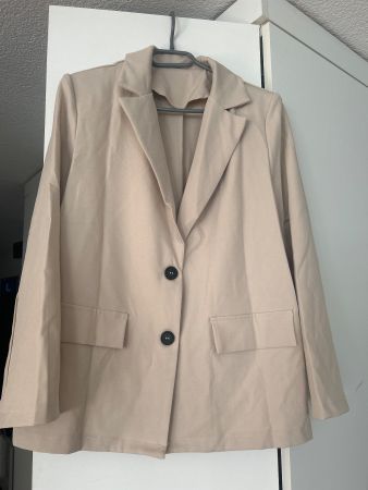 Blazer beige zwei Knöpfe Damen gebraucht guter Zustand