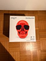 Enceinte Bluetooth Jarre AeroSkull XS+/crâne rouge brillant