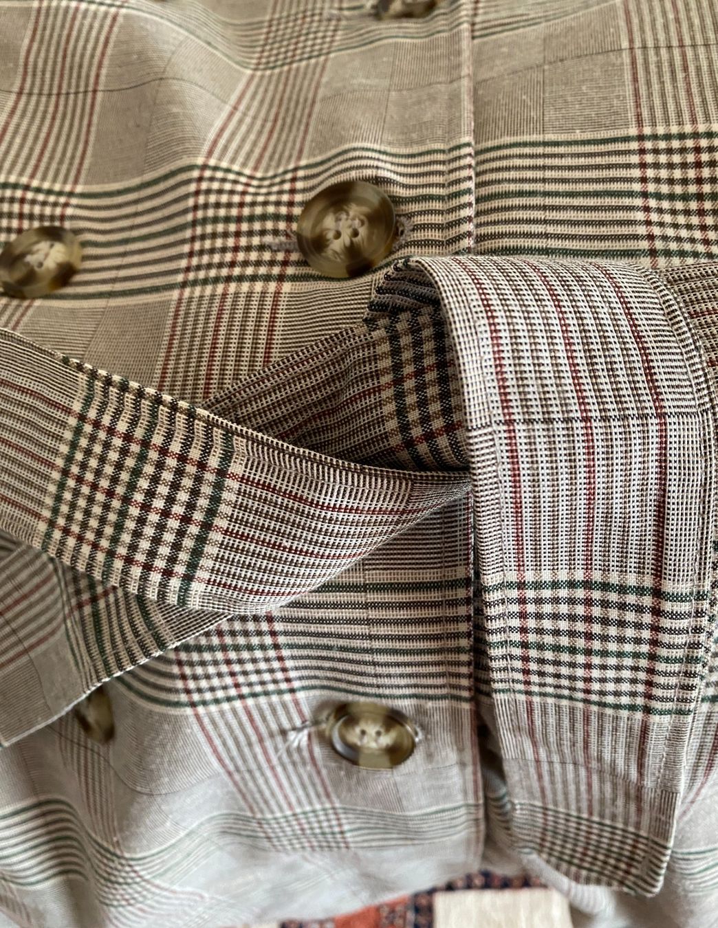 Molo Cappotti: Moderner Damen Trenchcoat im Karomuster, Grösse 36 – Nuovo (secondo la descrizione) da Wohlen b. Bern venduto da cookiemonster 4