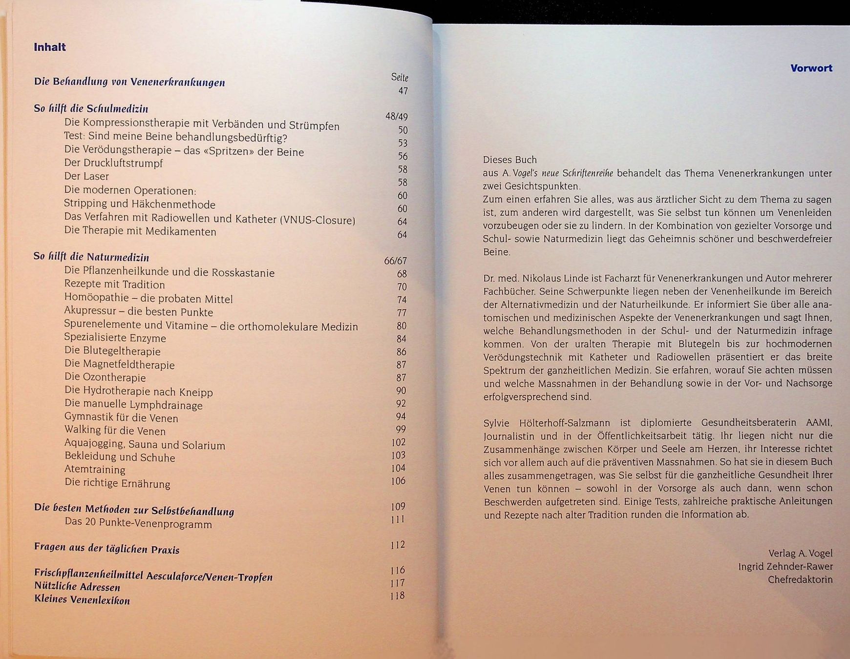 Libri: A. Vogel  Venen-Buch – Usato da Reitnau venduto da Zaomir 4