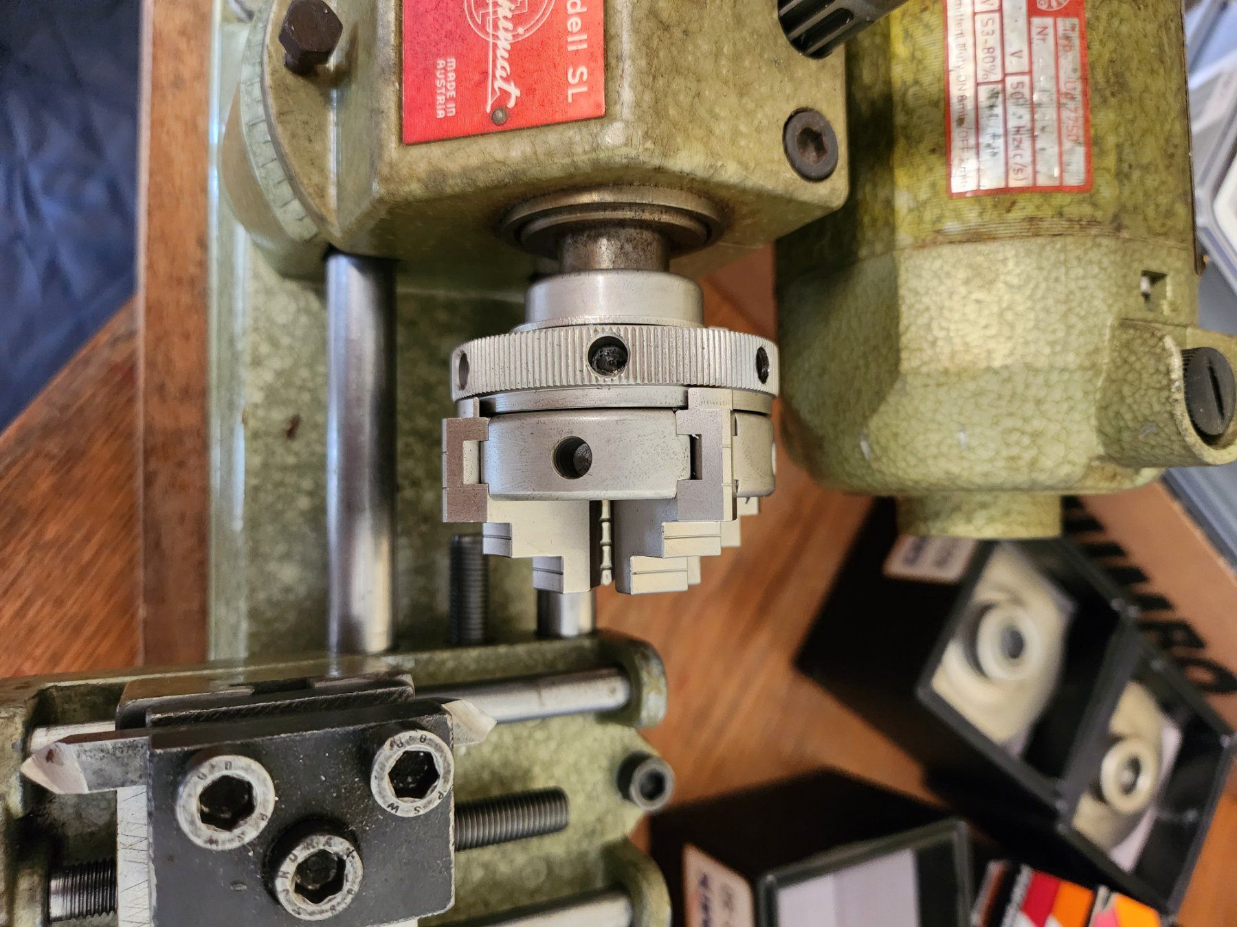 Metall- & Schlosserei Sonstiges: EMCO UNIMAT 4-BACKENFUTTER, D = 50mm, Top – Neu (gemäss Beschreibung) aus Romanshorn von Legere8 3
