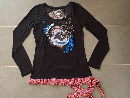 tolles Langarmshirt DESIGUAL Gr.M Rainbow collection **NEU**