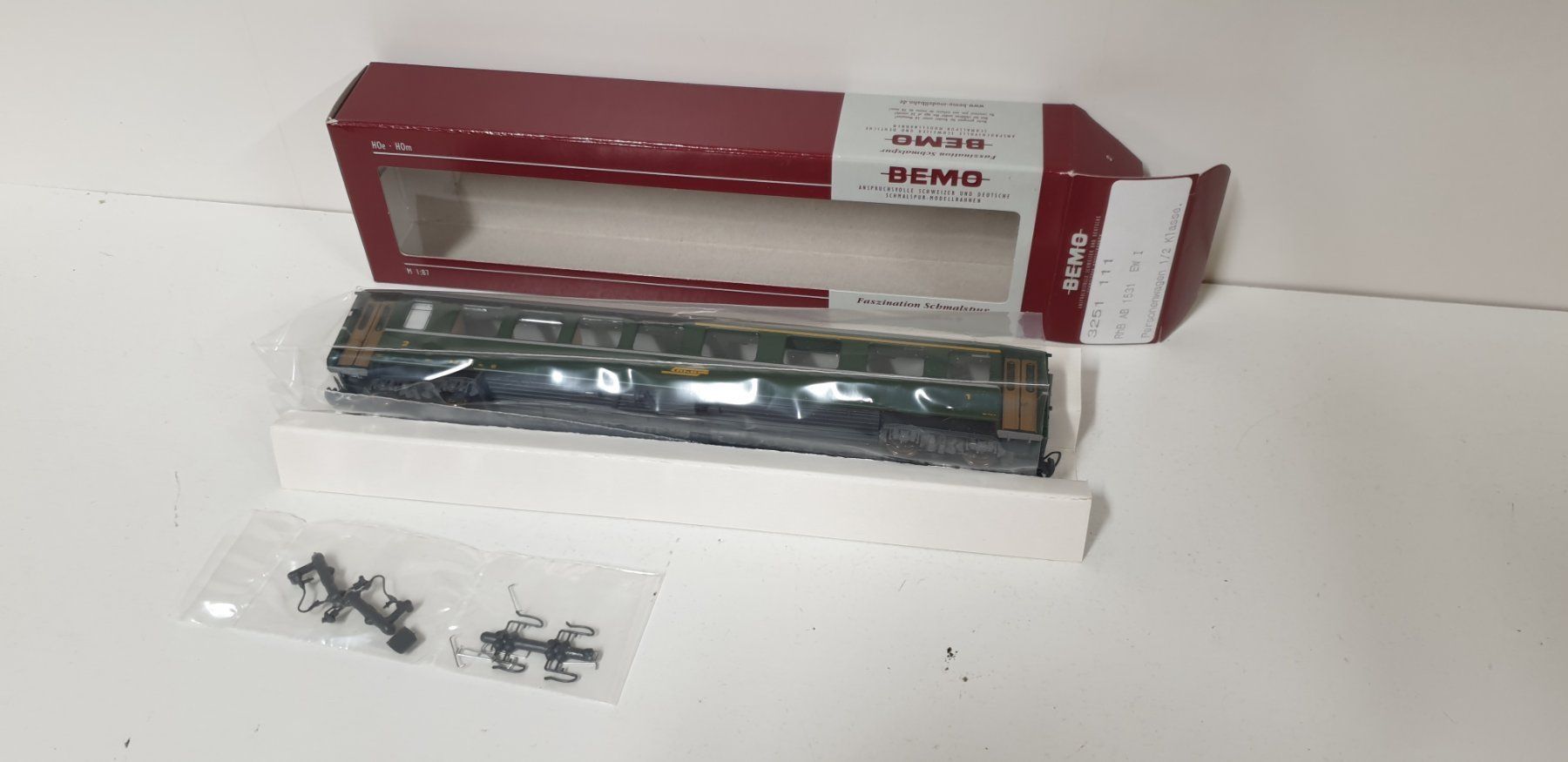 Bemo Modellini di ferrovie: Bemo RhB Mitteleinsiegswagen 3283 115 – Nuovo (secondo la descrizione) da Neuenhof venduto da ludovicco 5