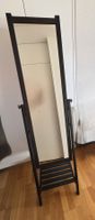Standspiegel IKEA Isfjorden, Höhe ca. 180 cm, dunkelbraun