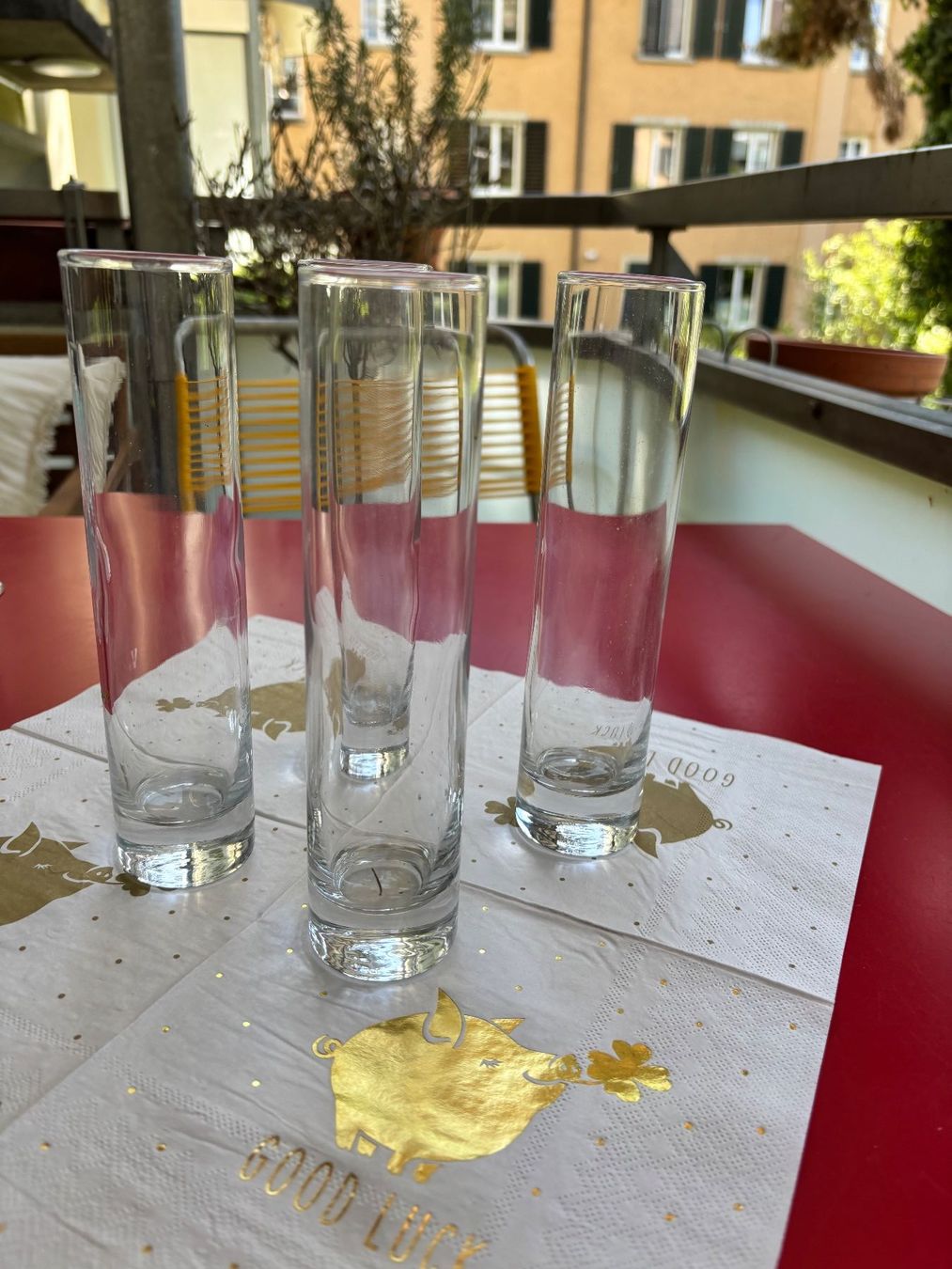Gläser: 4er Set Prosecco Gläser – Gebraucht aus Zürich von Sonnenschein12