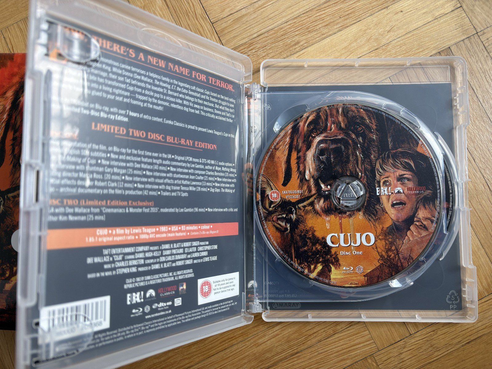 Tutti i DVDs: Cujo - Limited Edition - Eureka - Blu-ray – Usato da Zürich venduto da Malcom 2