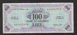 Italien  100  Lire  1943 A  Gebraucht