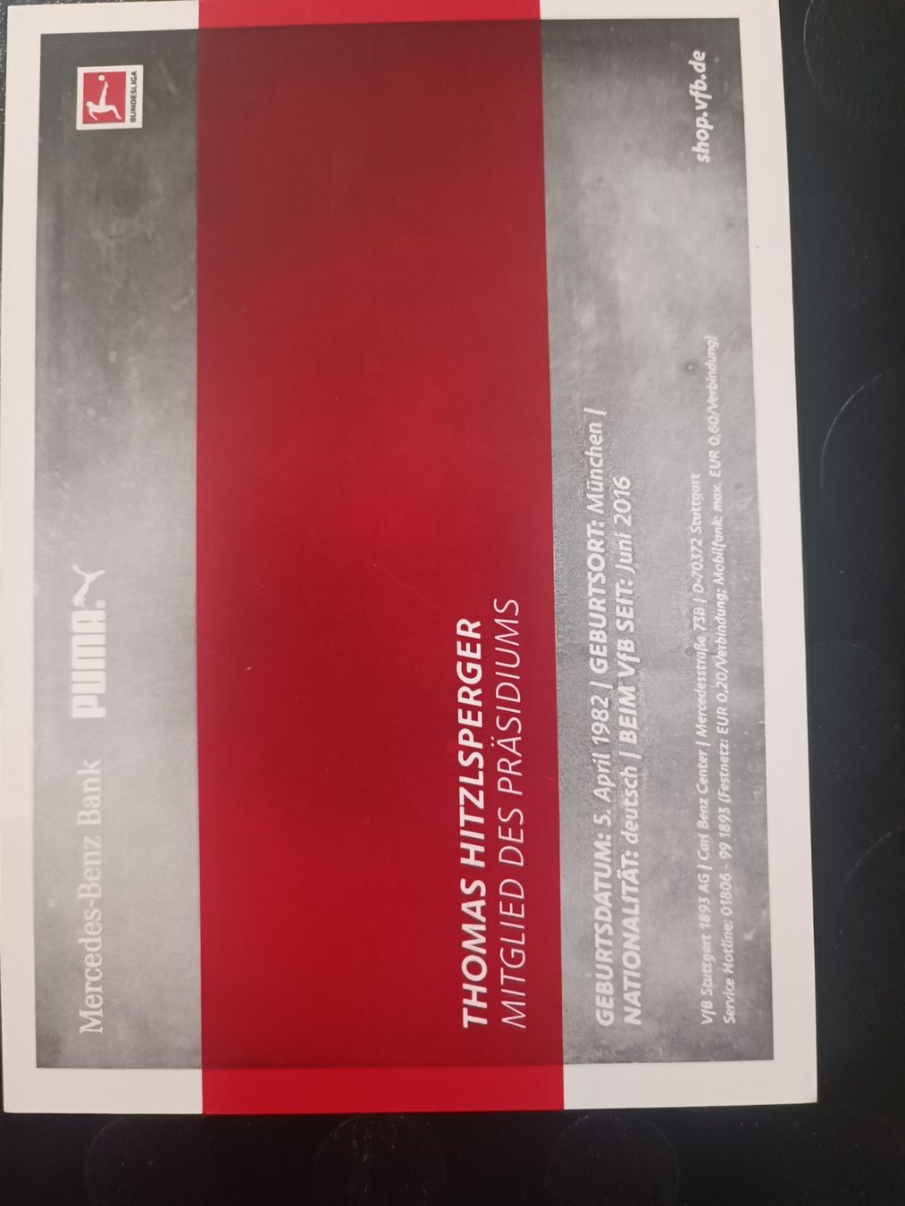 Autographes: Thomas Hitzlsperger - handsigniert VfB Stuttgart – D'occasion à Menziken par Artographs 1