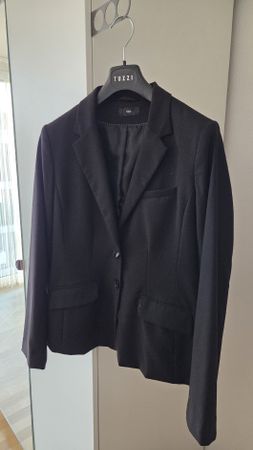 Schicker H&M Blazer, Gr.40, schwarz