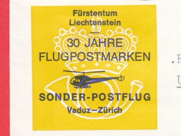 Tutti i francobolli: 1960 Lichtenstein 2x Flugpostsatz per Hubschrauber geliefert – Nuovo (secondo la descrizione) da Adliswil venduto da Aenti 1