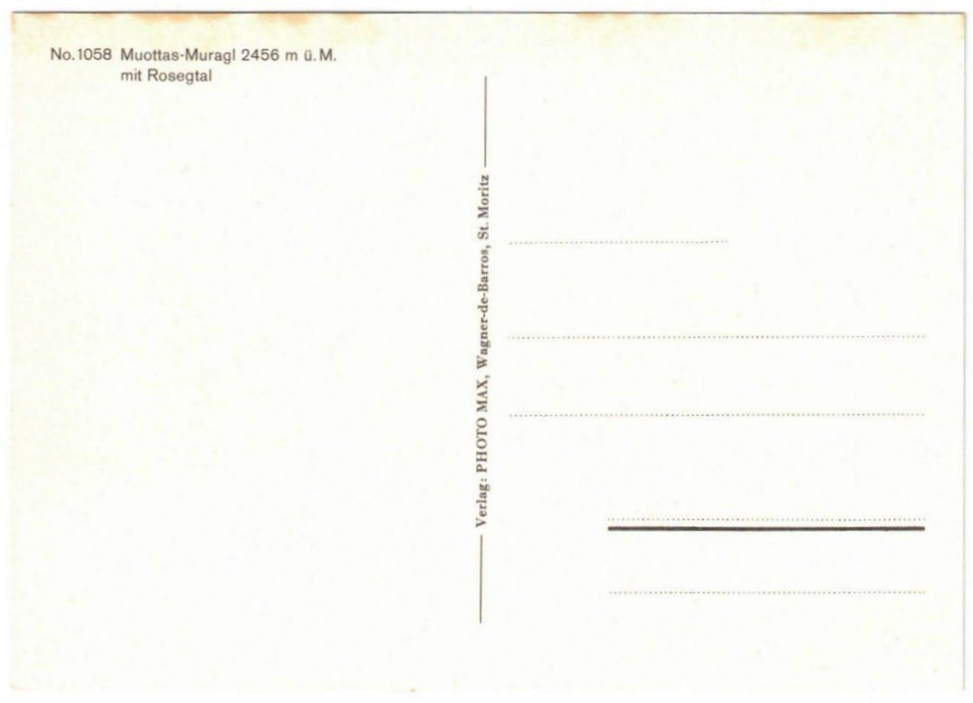 Cartoline postali: St. Moritz - Skilift Muottas Muragl – Usato da Binningen venduto da Mountainrider 1