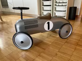 Retro Rutschauto -  Metall Rutscher im Oldtimer-Stil
