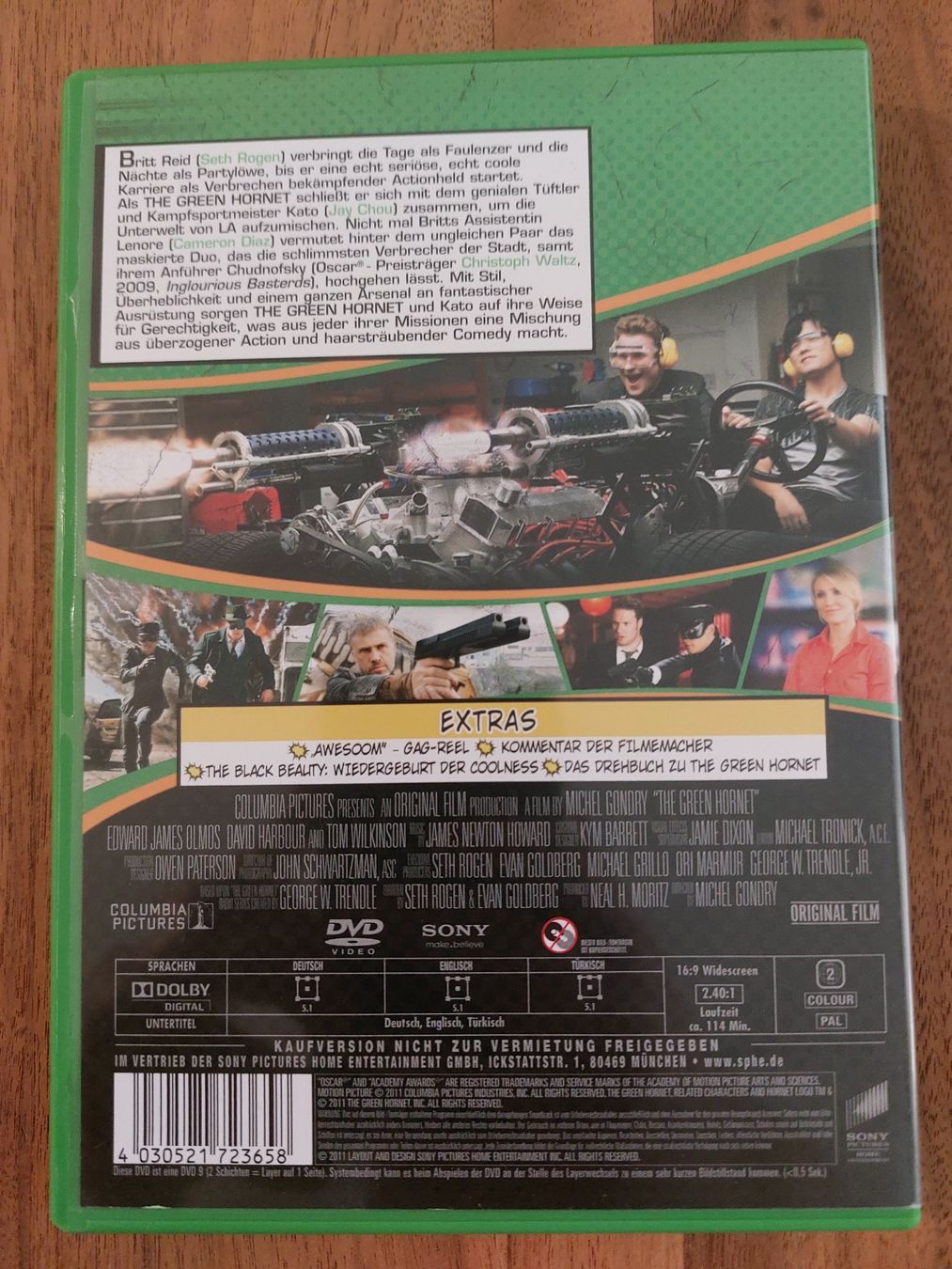 Tutti i DVDs: DVD - The Green Hornet – Usato da Rheinfelden venduto da FilmAuktion 1