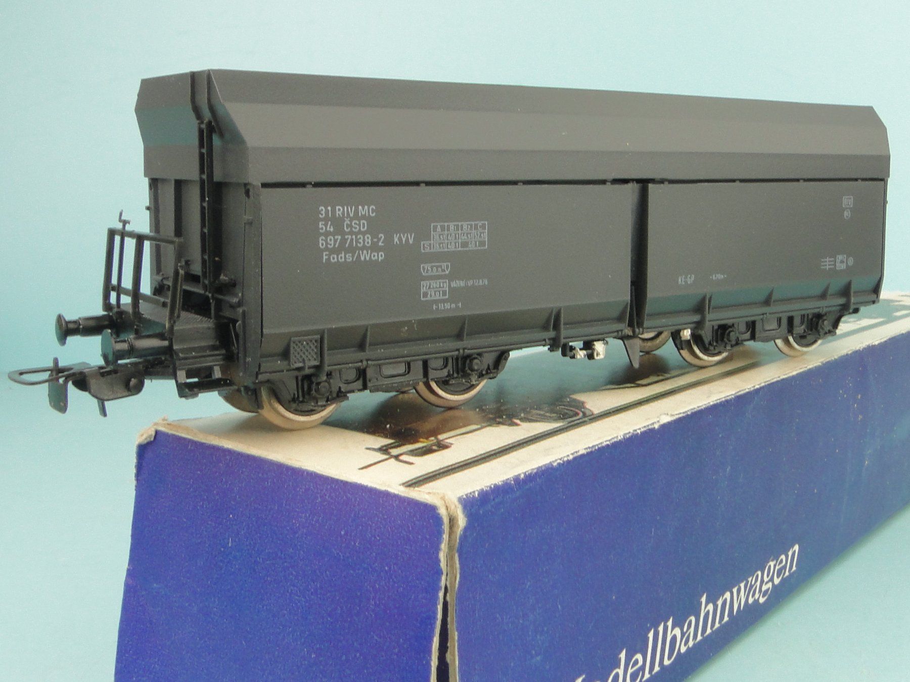 Piko Modellini di ferrovie: Piko H0 CSD Selbstentladewagen – Usato da Bülach venduto da cann11