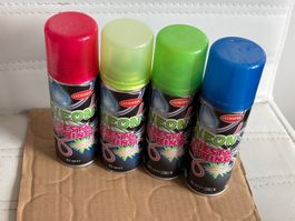 4 Sprühdosen Neon Fiesta String Goodmark bunt 83 ml neu