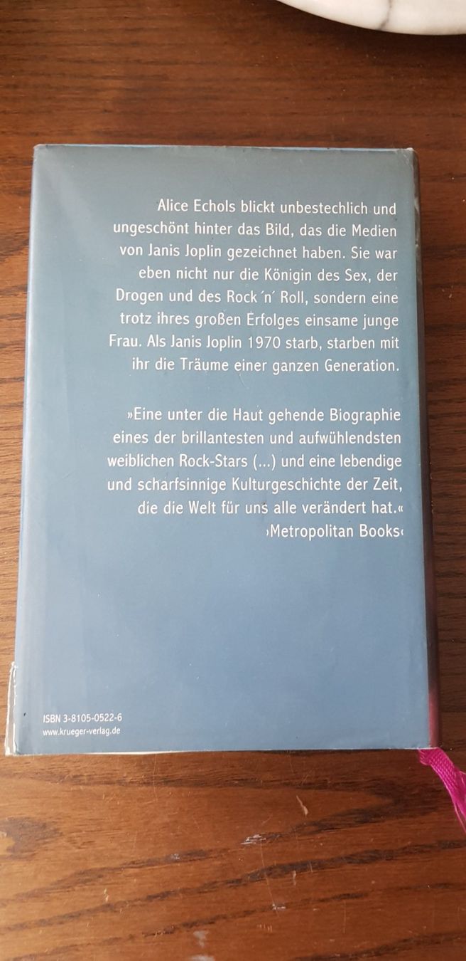 Bücher: JANIS JOPLIN / BIOGRAPHIE – Gebraucht aus Horriwil von  1