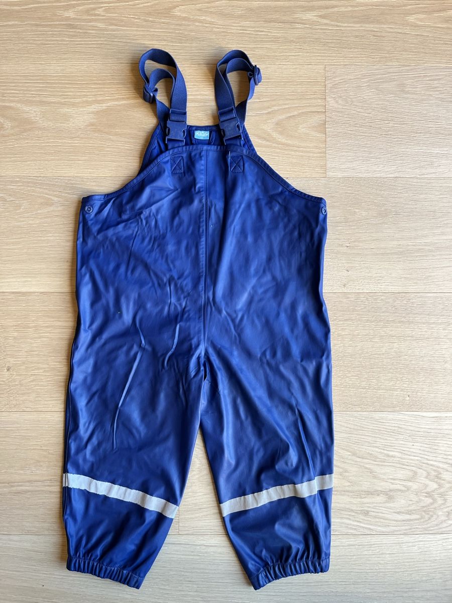 Hosen: Waterproof Dungarees Kids Size 98 Blue – Gebraucht aus Planken von R4gskL7