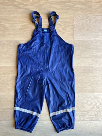 Waterproof Dungarees Kids Size 98 Blue