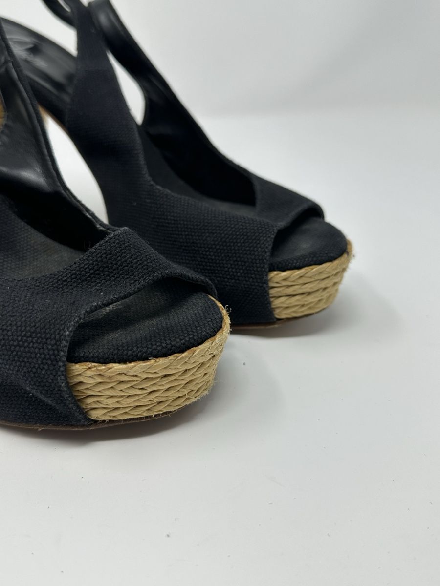 Scarpe da donna: Castaner Slingpumps, schwarz, Gr. 36, Canvas – Usato da Luzern venduto da kim221080 2