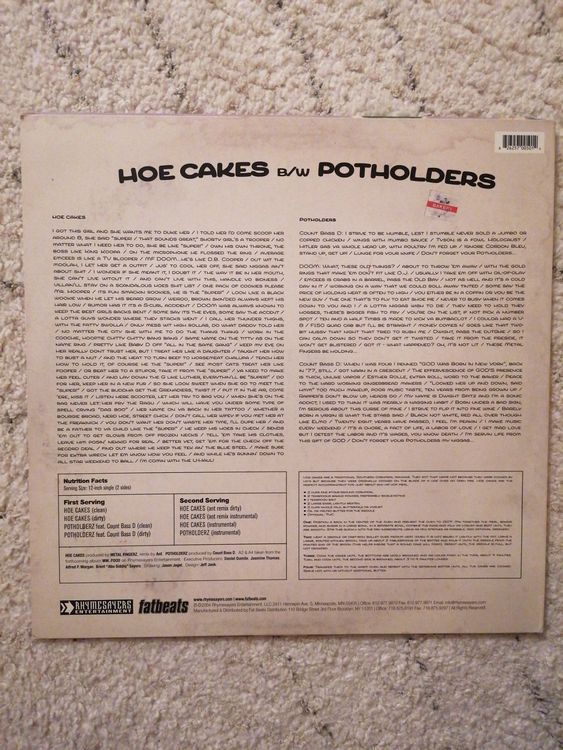 Hoe Cakes B/W Potholders MF Doom Kaufen auf Ricardo