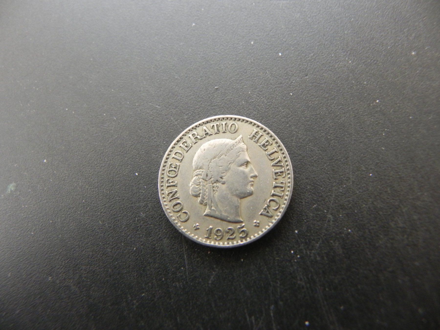 Tutti le monete: Schweiz 10 Rappen 1925 B – Usato da Biel/Bienne venduto da Gogolozi