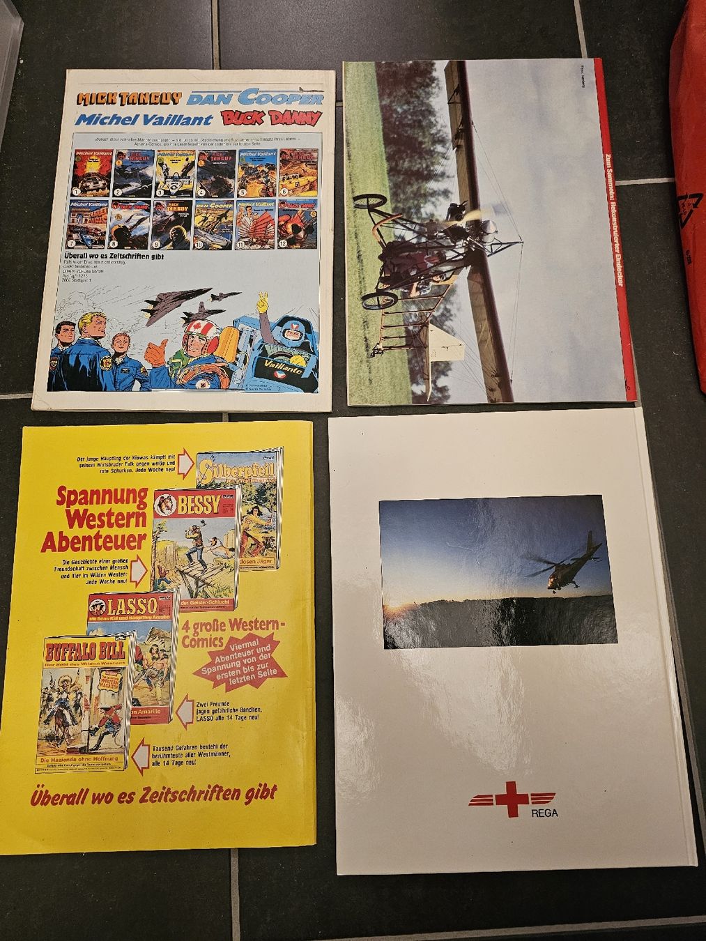 Fumetti: FLIEGERCOMICS: 4 x Dan Cooper / Albert Weinberg – Nuovo (secondo la descrizione) da Klingnau venduto da Eibermend1 1