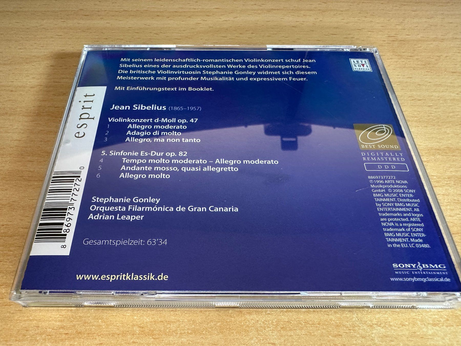 CD: Sibelius Violinkonzert - Sinfonie Nr.5 – Usato da Rikon im Tösstal venduto da Alpenmutz 1