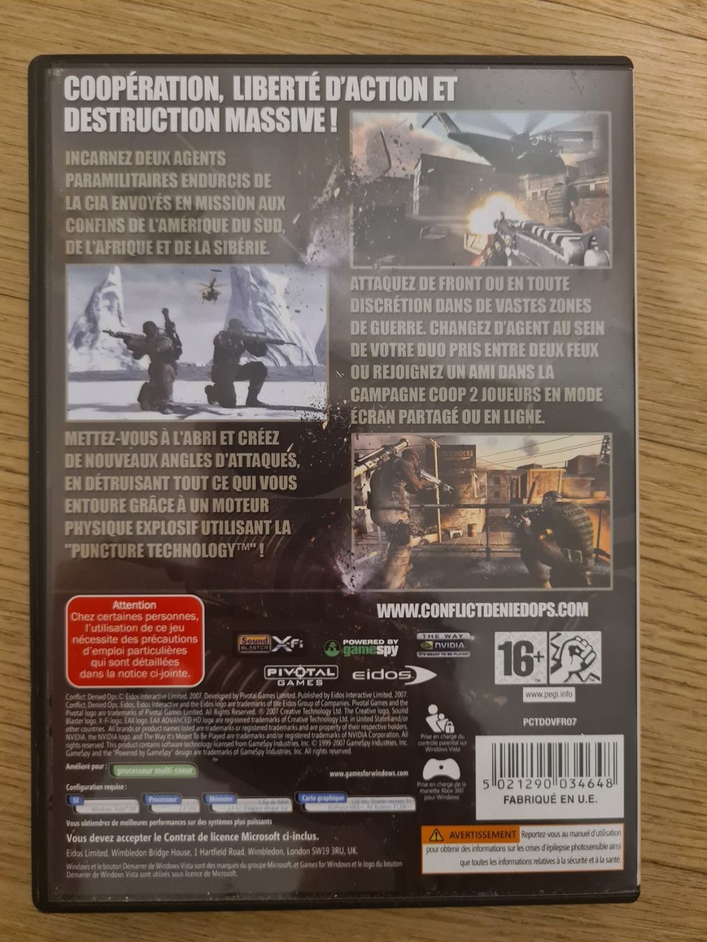 Giochi: Conflict Denied Ops (Multilanguage) - PC – Usato da Carouge GE venduto da Gasco 1