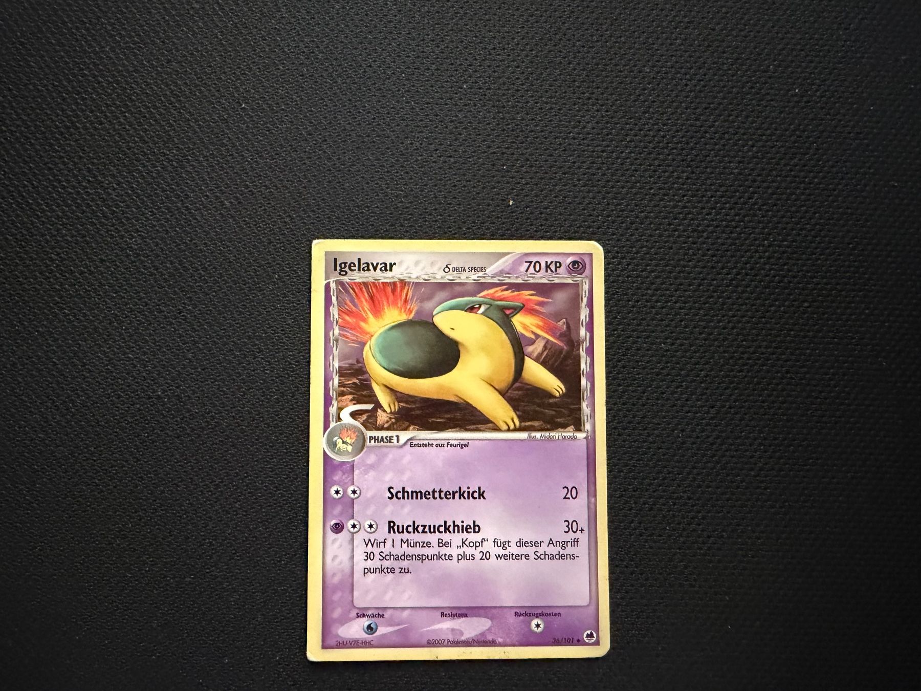 Pokémon Carte collezionabili: Igelavar 36/101 – Usato da Zürich venduto da mountainwizard00