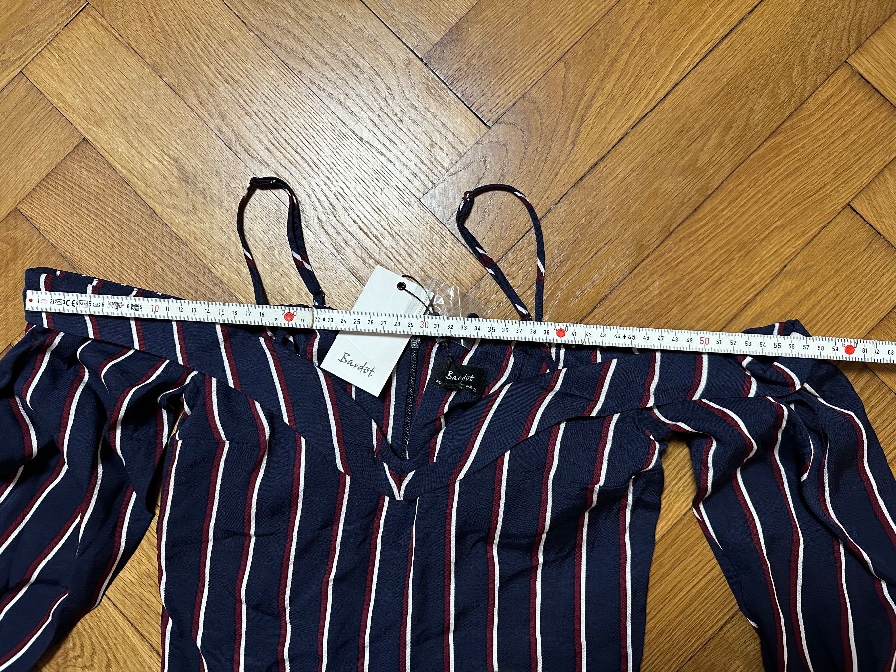 Top: NEU Bardot elegantes Top, schulterfrei – Nuovo e nell'imballaggio originale da Zürich venduto da ong8 1