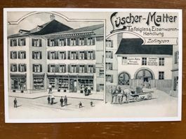 AK Zofingen 1908. Handlung Lüscher-Matter. Reprint!