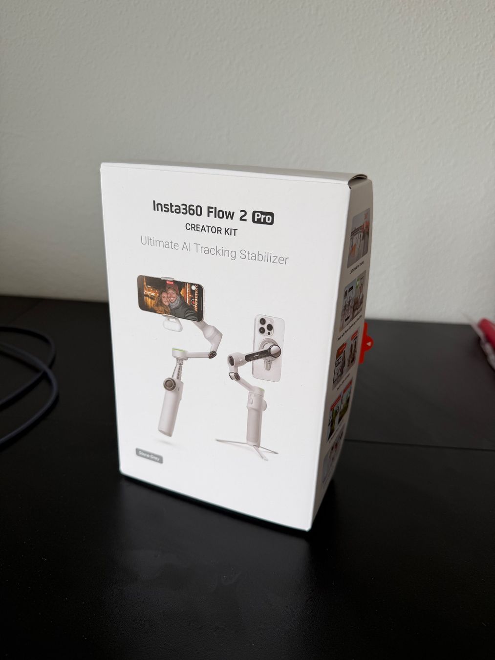 Insta360 Treppiedi & Teste: Insta360 Flow 2 Pro Creator Kit Grau – Usato da Remetschwil venduto da LuisN16 8