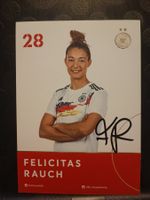 Felicitas Rauch - DFB Autogrammkarte - handsigniert